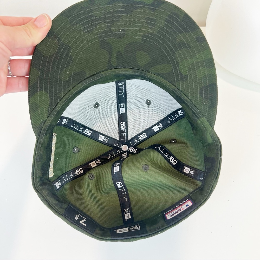 Los Angeles dodgers Armed Forces Day Collection Camouflage Fitted Hat 7 3/8 - Picture 6 of 8